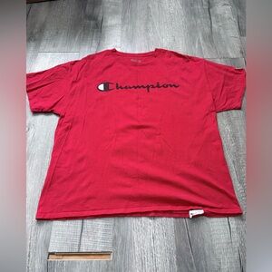 Champion Short Sleeves Tee Men's Heritage Script Logo Size‎ XL